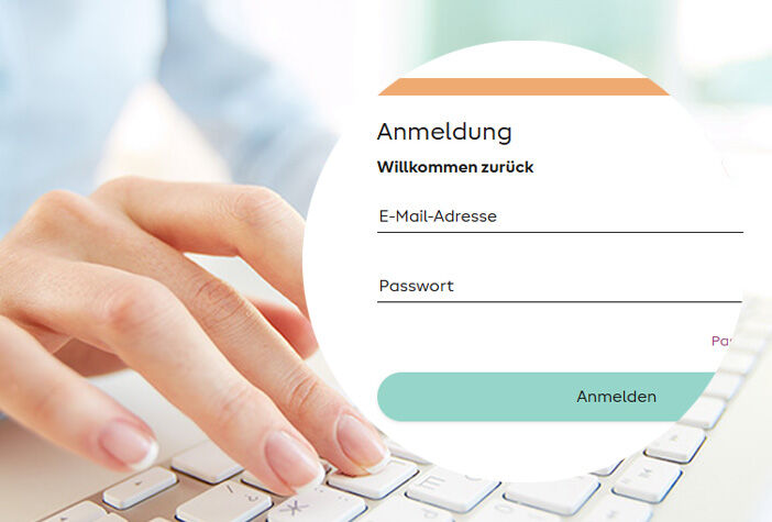 Das Passwort muss erneut eingegeben werden